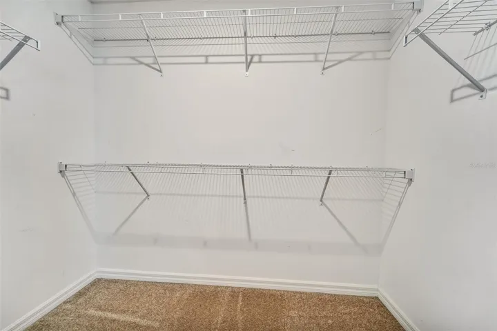 Primary walk in closet