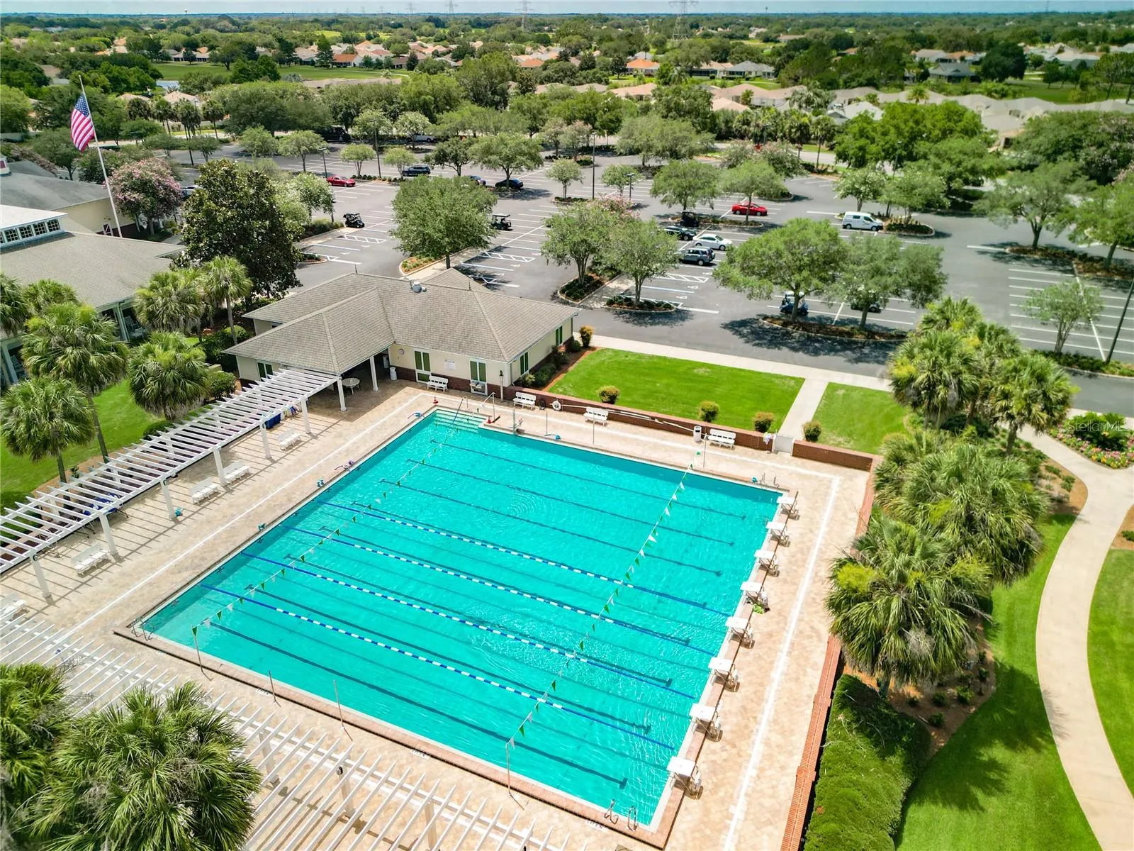 Mulberry Sports Pool Largest area if "deep" water out of 2 in The Villages!