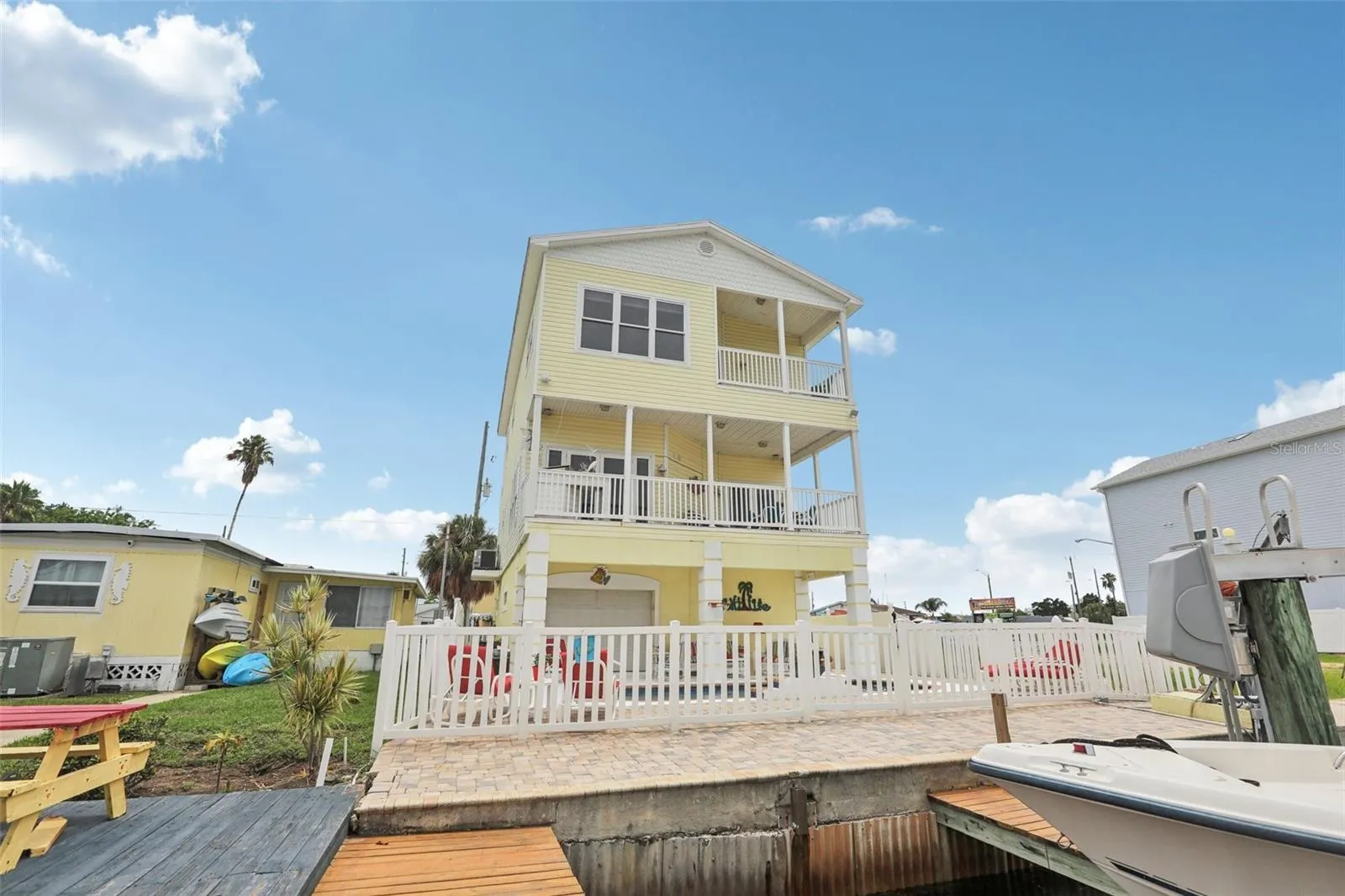 back view of home from the water