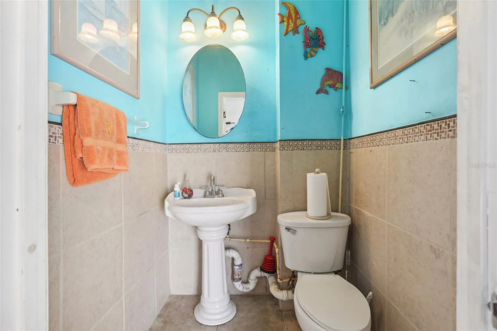 garage half bath
