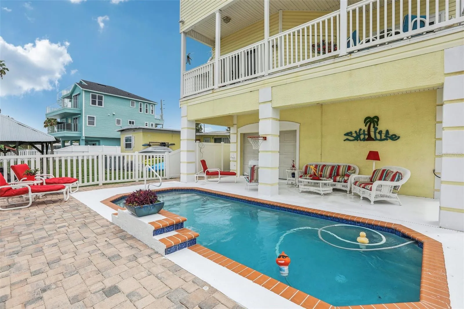 pool and deck