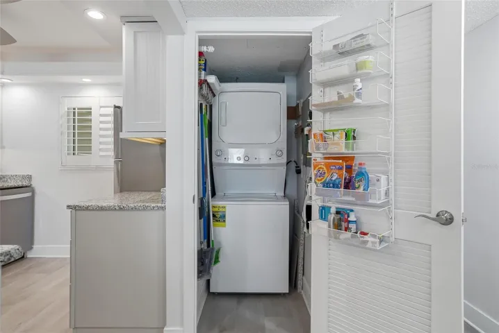 Laundry closet