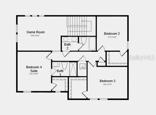 Floor 2 ~ Additional Highlights Include: gourmet kitchen, tray ceiling package, game room, interior 8' doors, pocket sliding glass door in gathering room, pre-plumb for laundry tub, study, apron front kitchen sink, extra flush mount lighting throughout, three kitchen pendant lights, upgraded quartz countertops, upgraded luxury vinyl flooring throughout first floor, and upgraded cabinets throughout with 42" cabinets in the kitchen