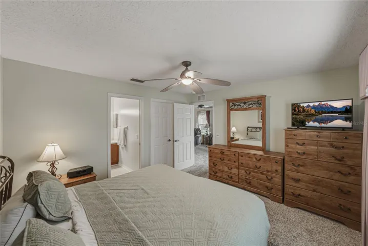 The primary bedroom has a walk-in closet.