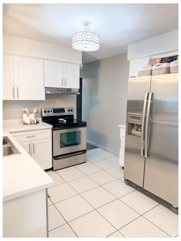 The kitchen is straight ahead.