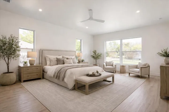 Owner's Bedroom - Virtually Staged