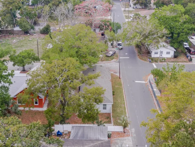 Aerial backyard