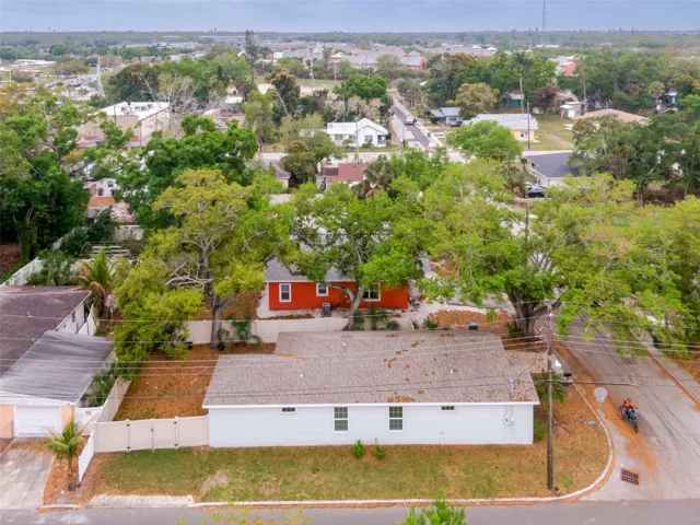 Aerial side view