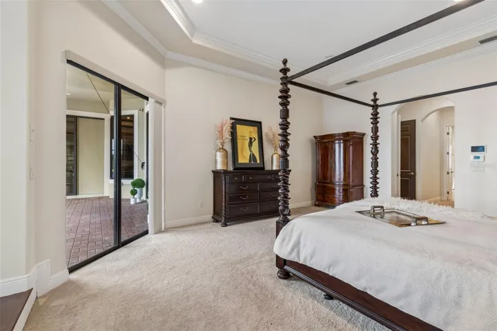 Enjoy Pool and Water VIew From Your Bed!