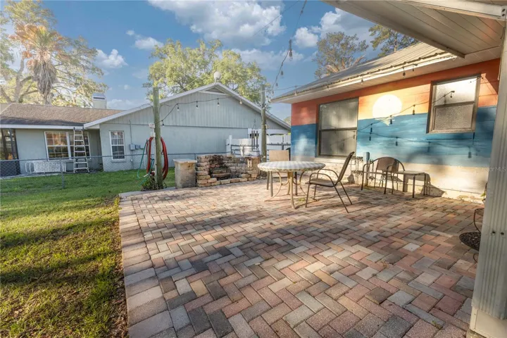 Back patio