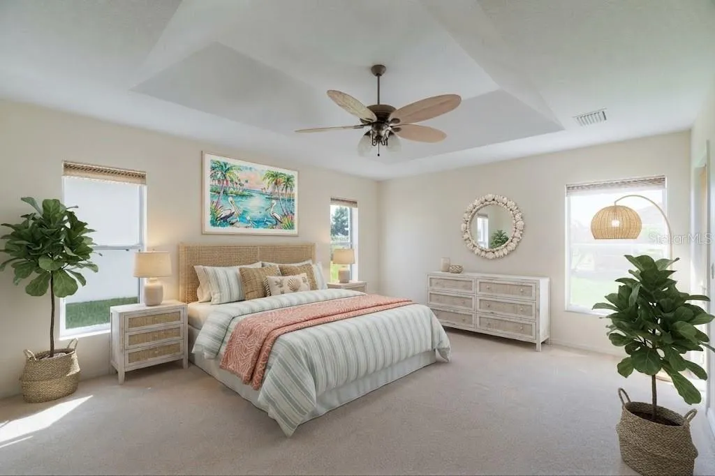 Primary Bed Staged