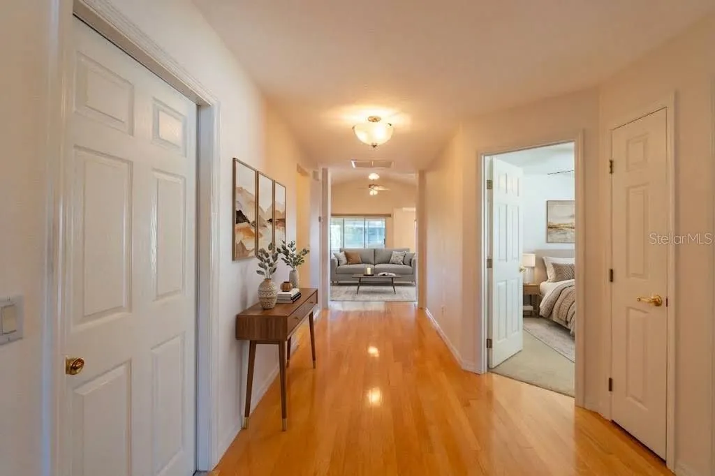 Front entrance staged