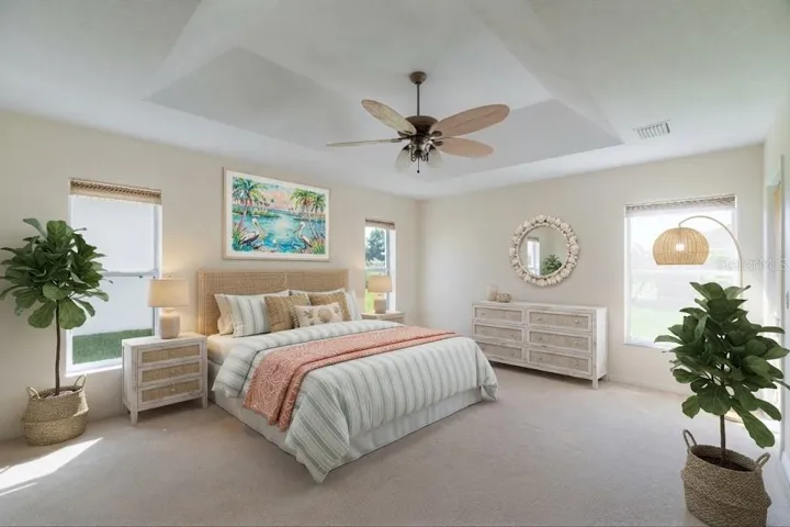 Primary Bed Staged