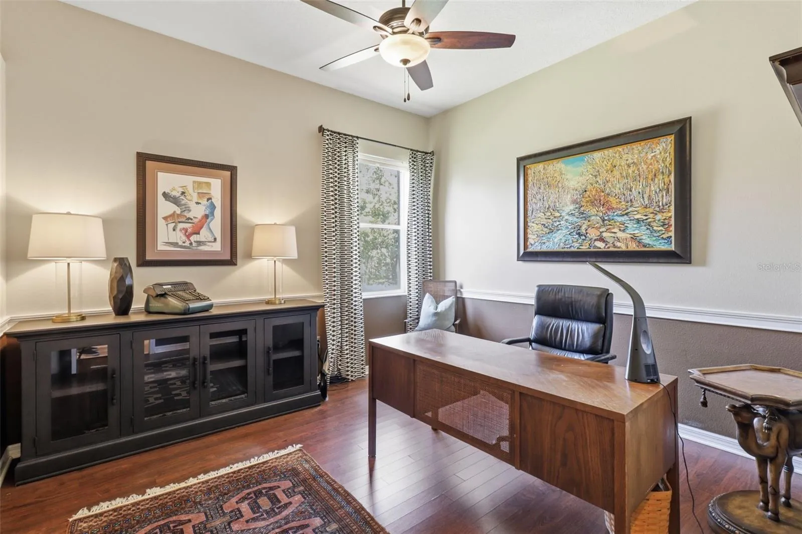 Flexible space ideal for a home office or bedroom, complete with a walk-in closet
