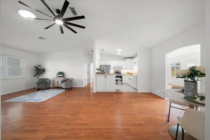 Laminate Flooring Throughout Main Living Areas