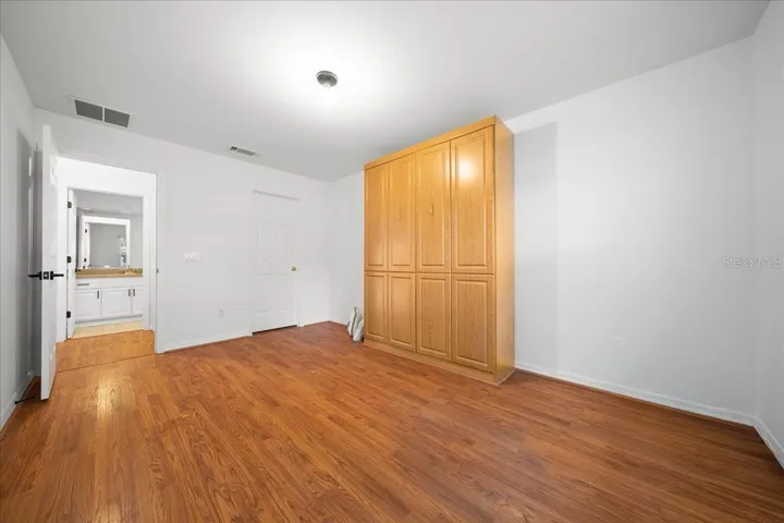 Murphy Bed and Walk-in Closet (Bedroom 2)