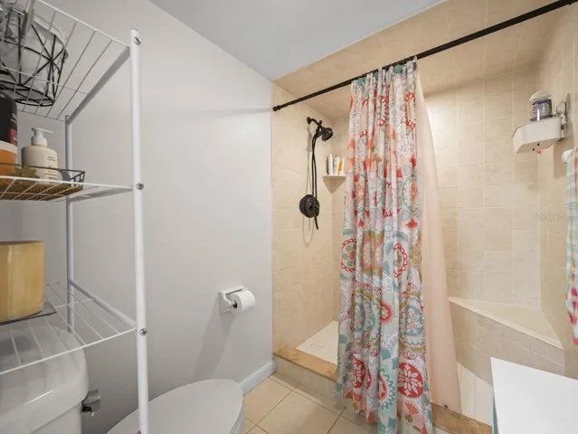 View of  Bathroom with walk in shower
