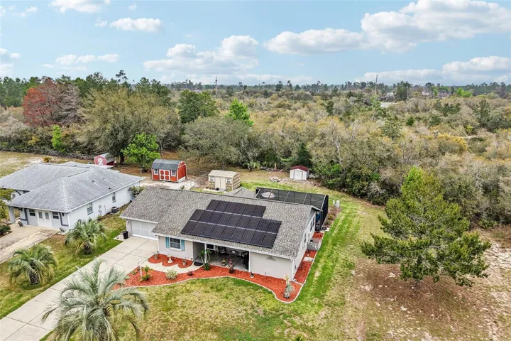 Aerial front view