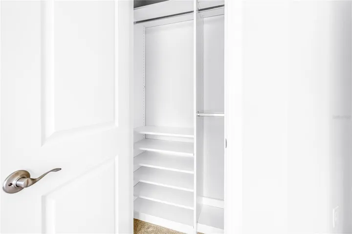 Third bedroom custom closet