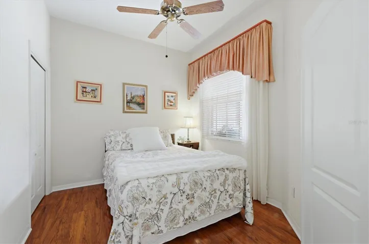 Second bedroom with walk in closet