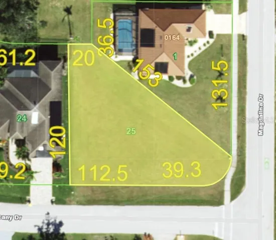 Dimensions, oversized lot