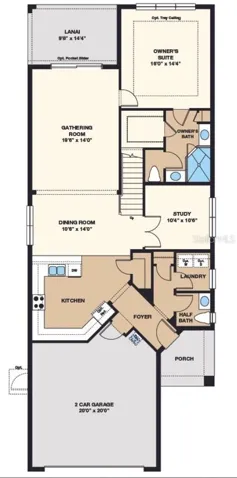 downstairs floor plan