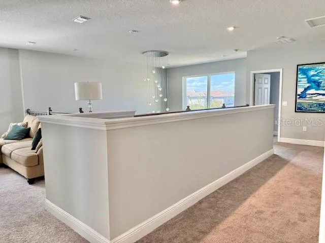 upstairs to loft area
