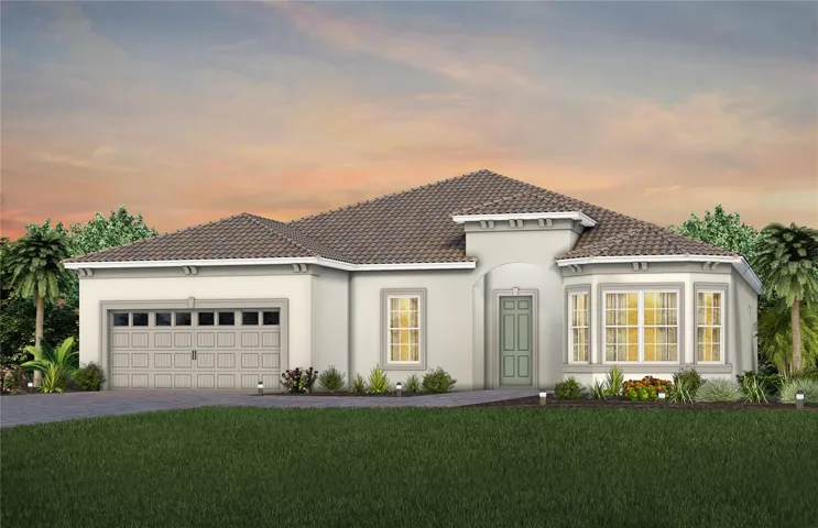 Exterior Design. Artistic rendering for this new construction home. Pictures are for illustrative purposes only. Elevations, colors and options may vary.