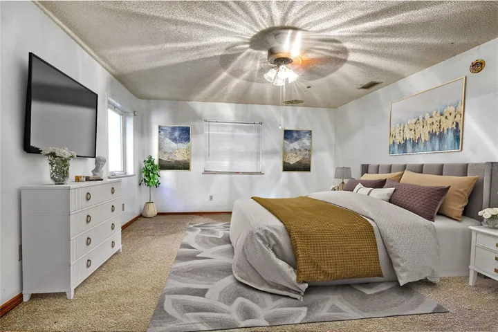 virtual staged primary bed