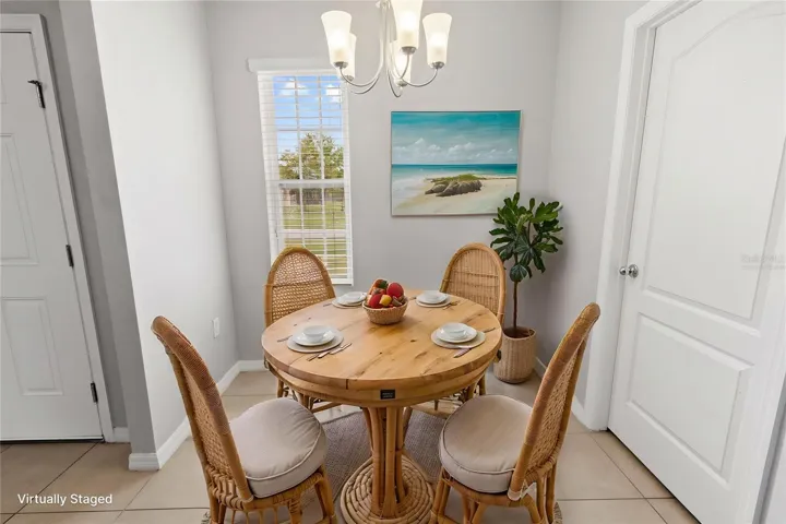 Virtually Staged - Breakfast Nook