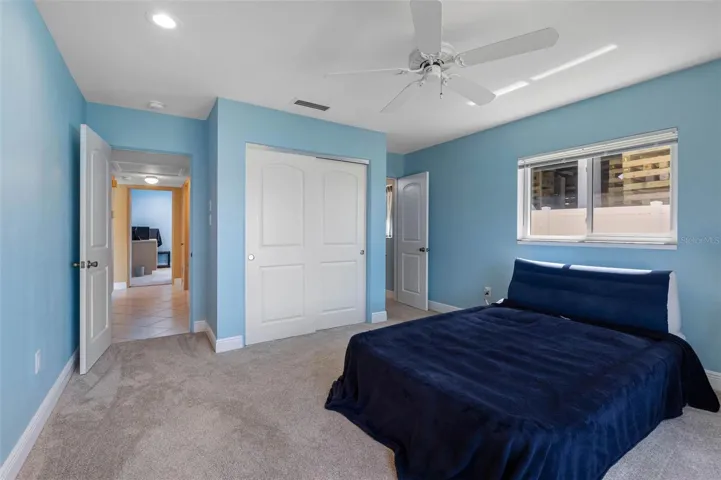 Bedroom has ensuite bathroom.
