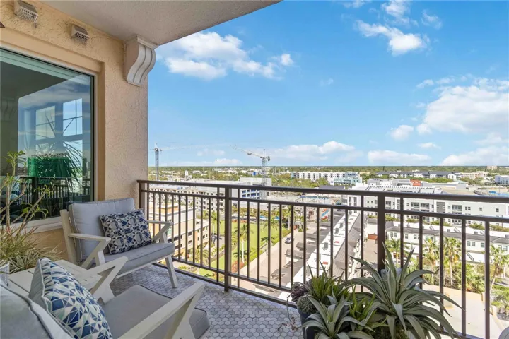 Balcony, private from other units