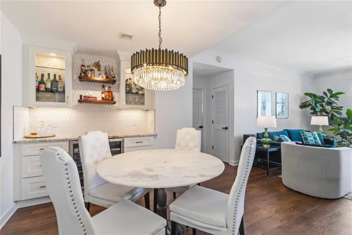 Dining Room with built in bar