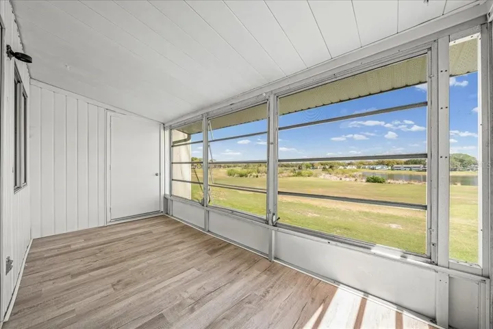 Balcony storage closet