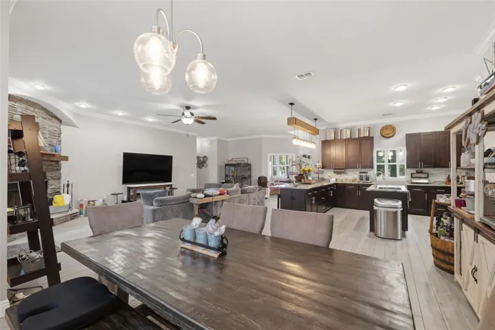 Dining/Kitchen/Living