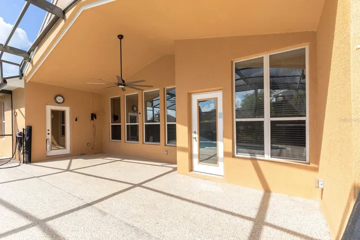 Rear Covered Lanai