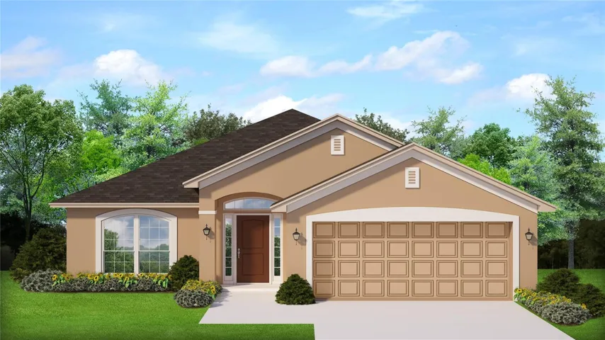 Rendering of home for illustrative purposes only!  Colors and features will vary!