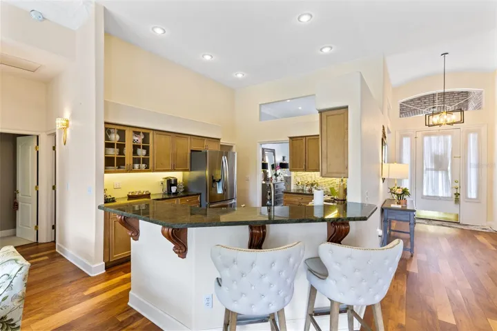 BEAUTIFUL HIGH CEILINGS, WOOD FLOORS, OPEN FLOOR PLAN ARE ALL GREAT FOR ENTERTAINING!