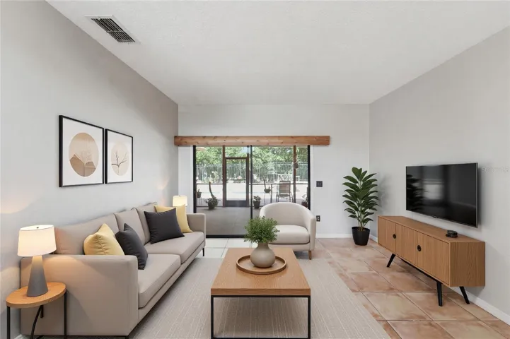 VIRTUAL STAGED Living room