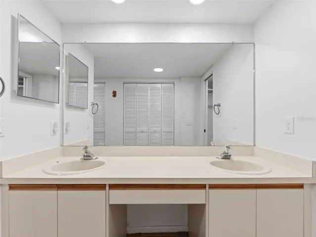 Master Bathroom with Two Sinks