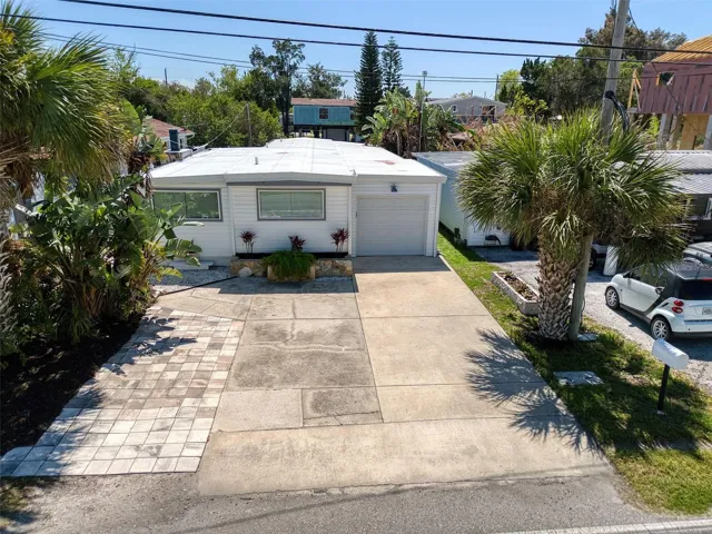 Large driveway