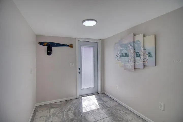 Back door/mud room