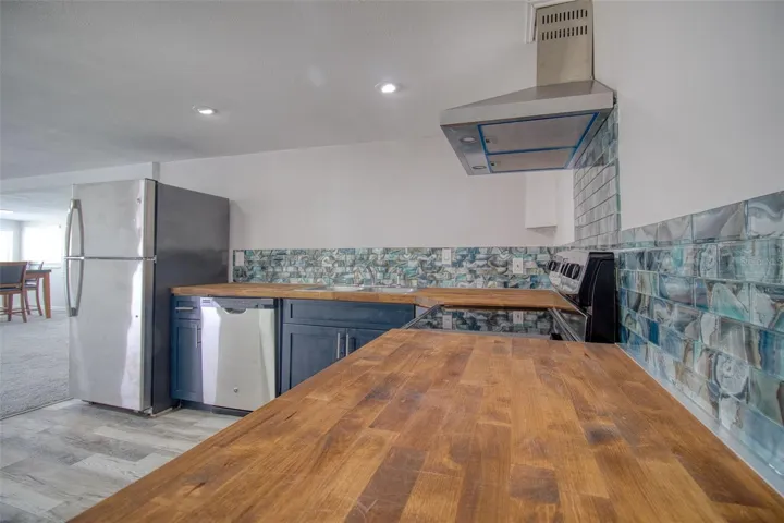 Butcher block countertops