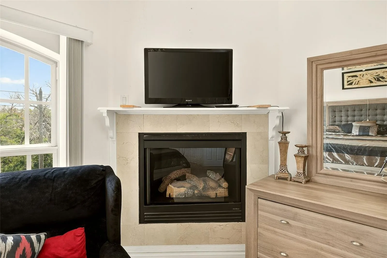 MASTER SUITE FIREPLACE