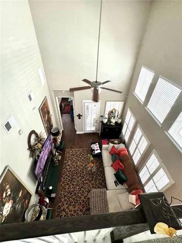 View of Family Room from Upstairs loft