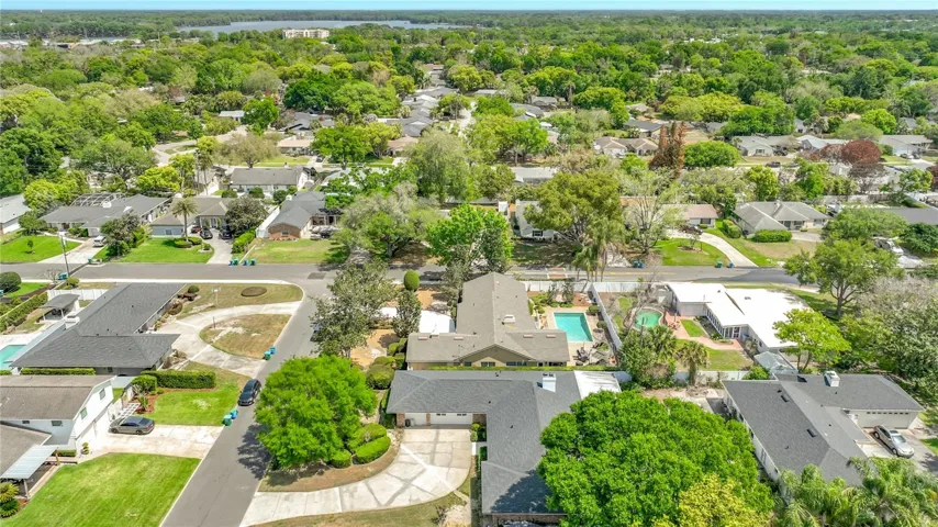 Aerial View facing East