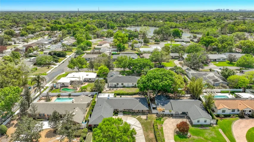 Aerial View facing South
