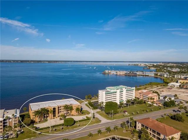 AERIAL VIEW WITH FISHERMEN'S VILLAGE TO THE RIGHT