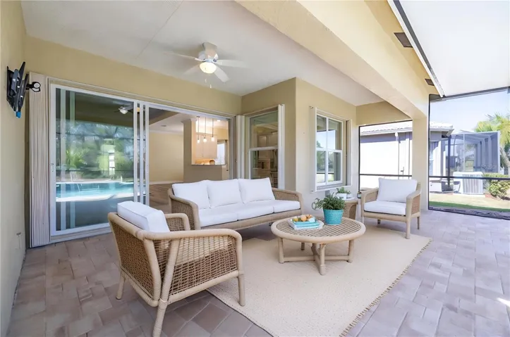 Virtually Staged Lanai