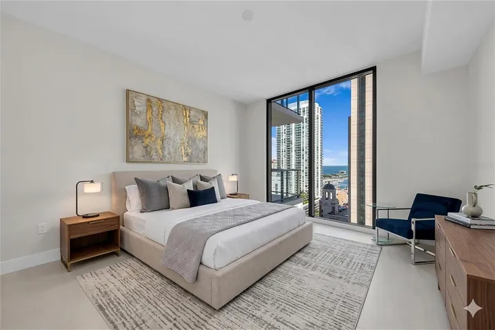 Staged Master Suite